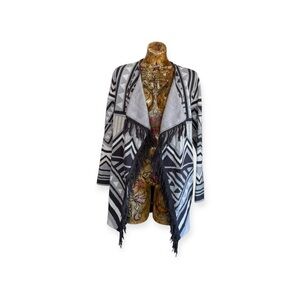 Marled by Reunited Clothing cardigan geometric pattern sweater winter warm cozy